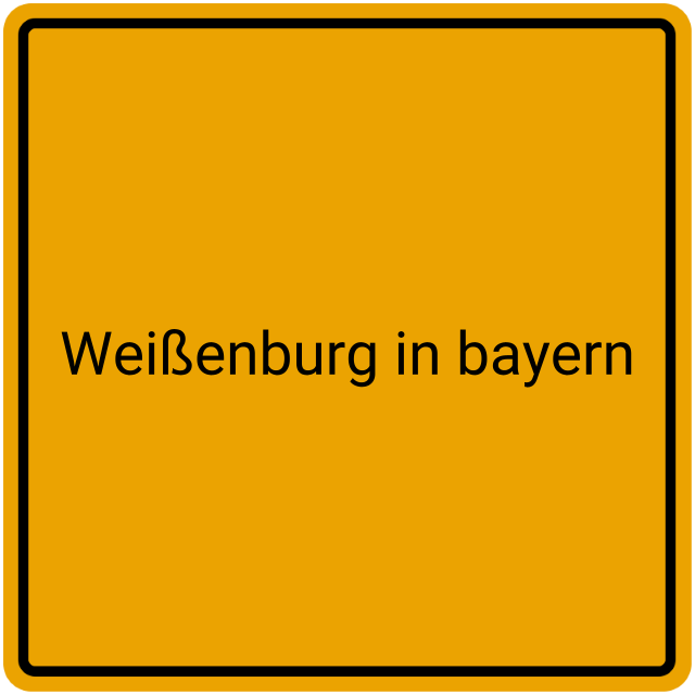 Meldebestätigung Weißenburg in Bayern